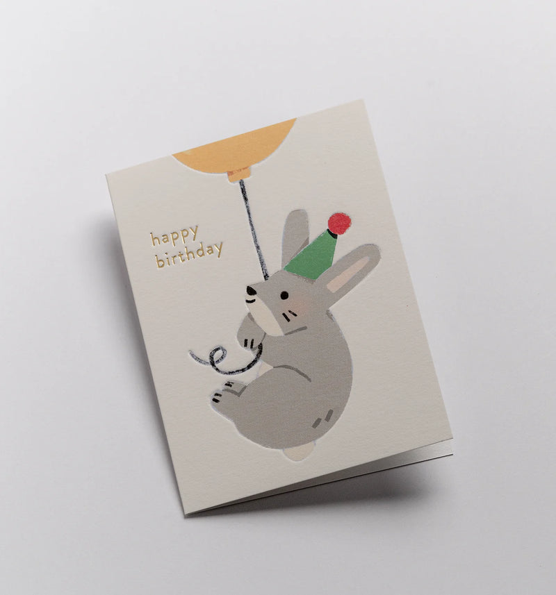 Little bunny, mini birthday card