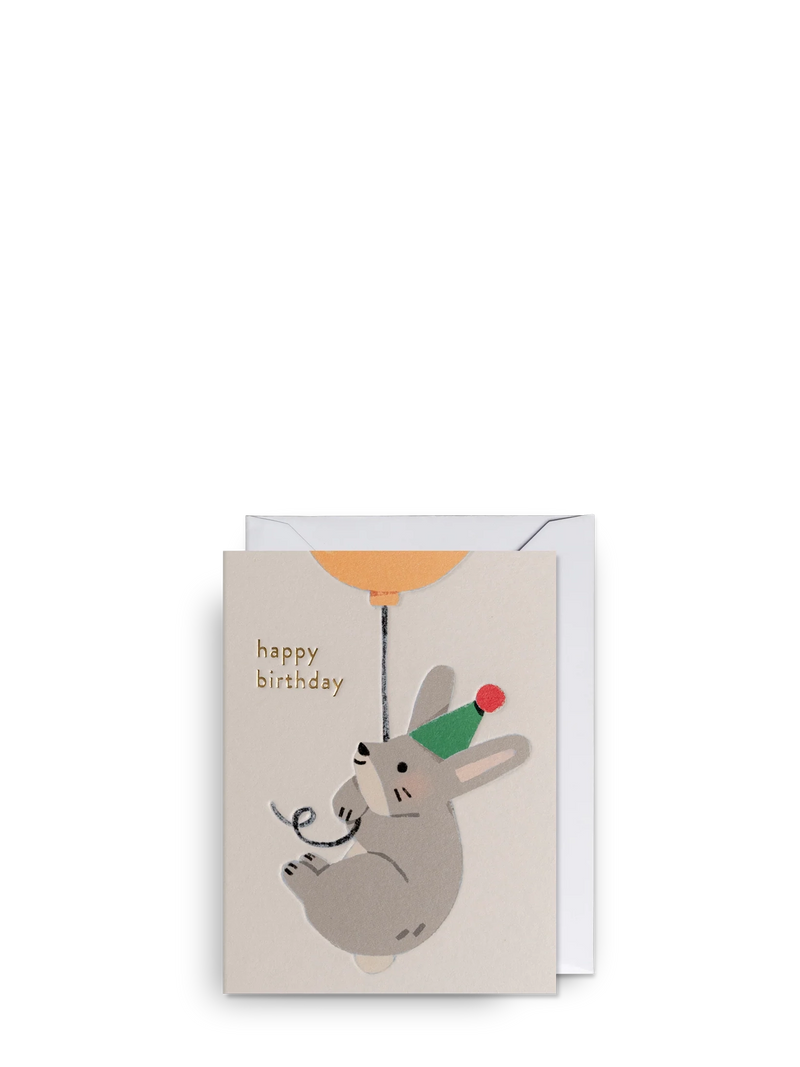 Little bunny, mini birthday card