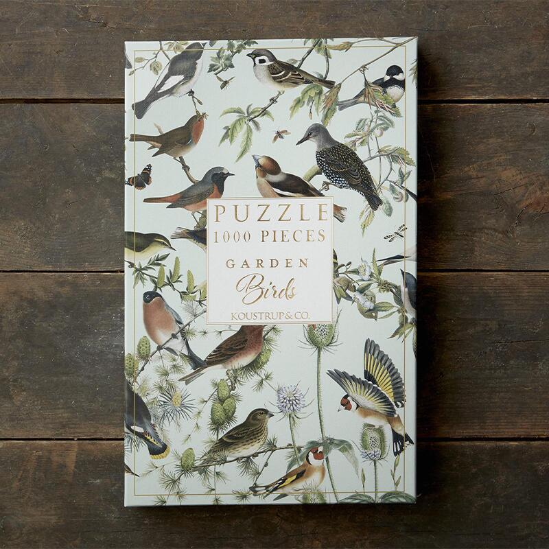 Garden birds puzzle, 1000 pieces