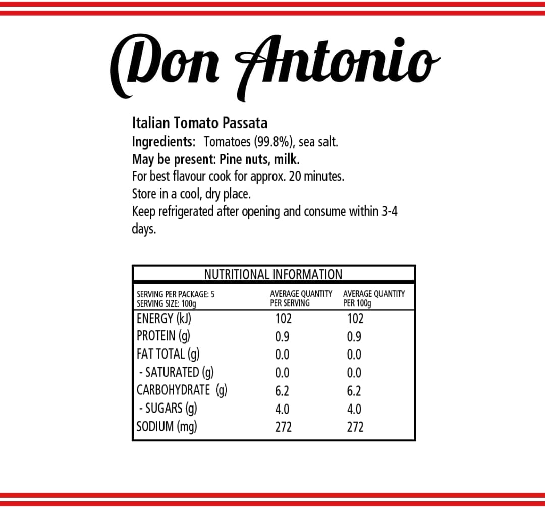 Tomato sauce Passata di Pomodoro 500g
