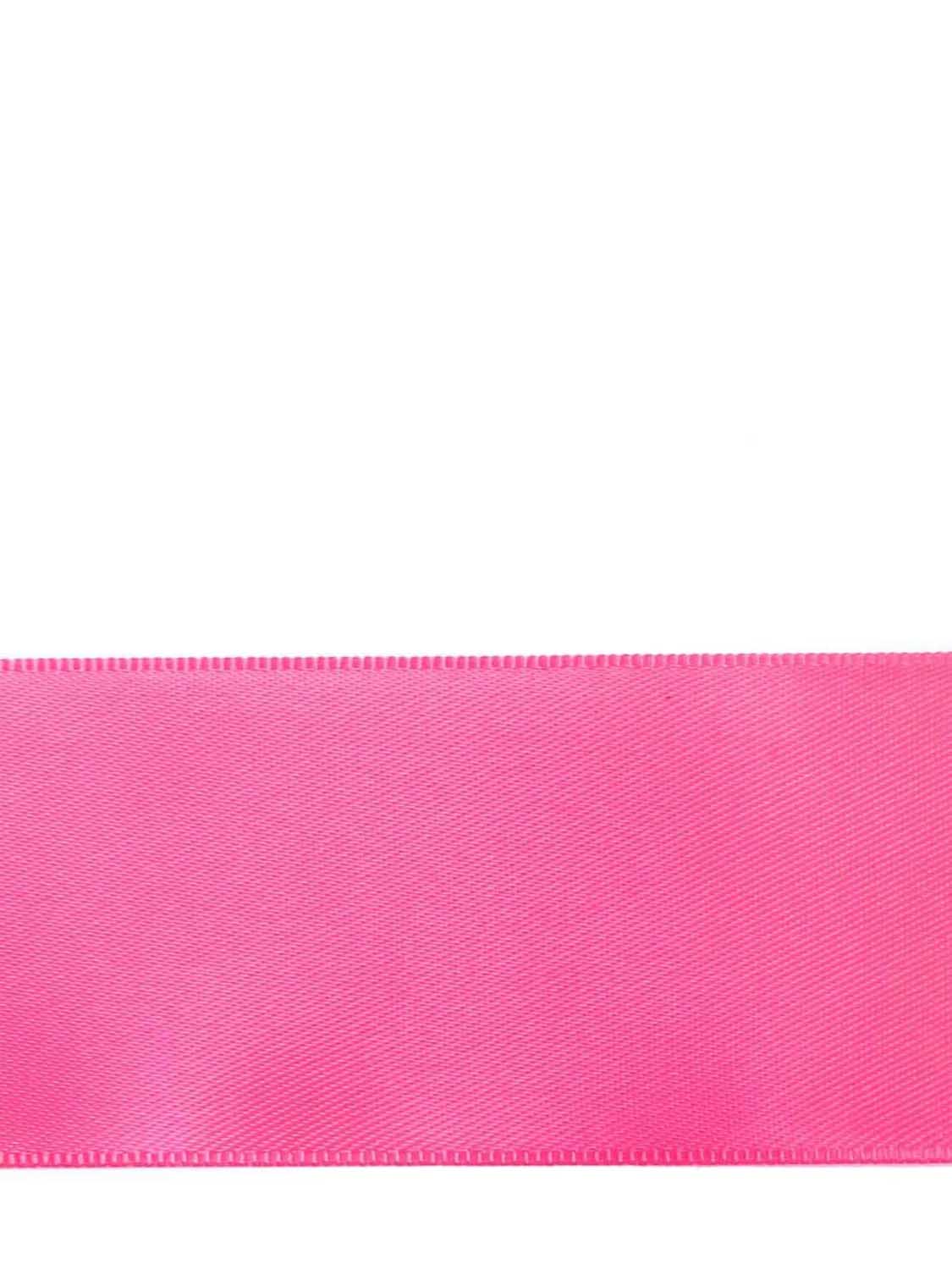 Polyester ribbon, neon pink 38 mm / 3 m