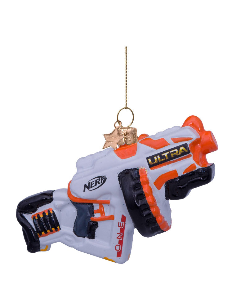 Nerf Gun glass ornament (8cm)