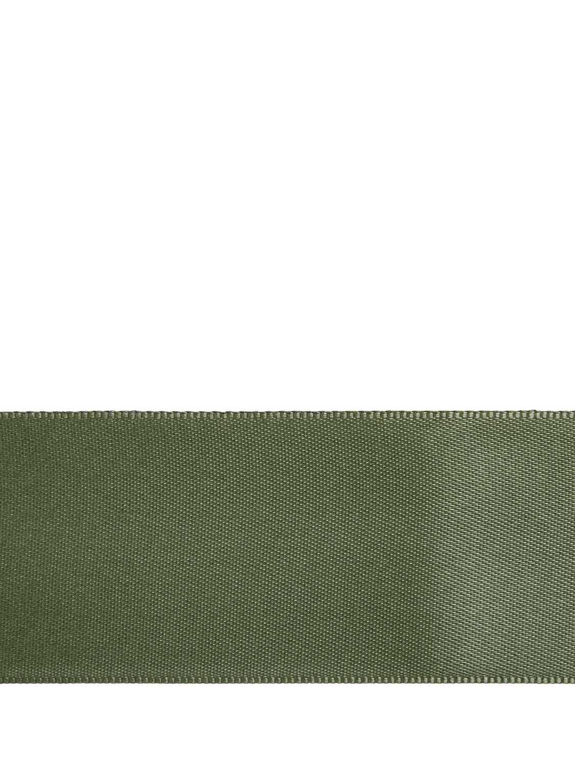 Polyester ribbon, olive, 38 mm x 3 m