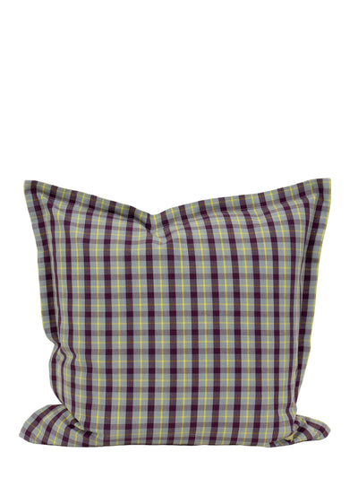 Reko cushion cover, grey/plum (40x40cm)