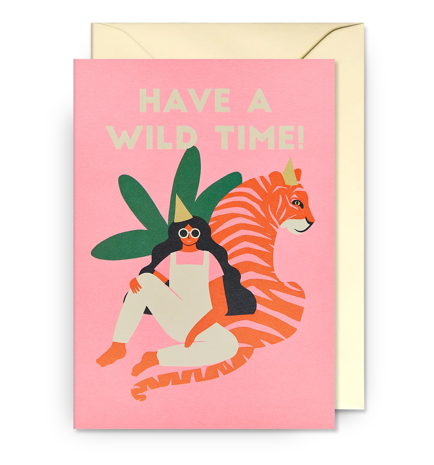 Have a Wild Time! All Occasions Card by Naomi Wilkinson