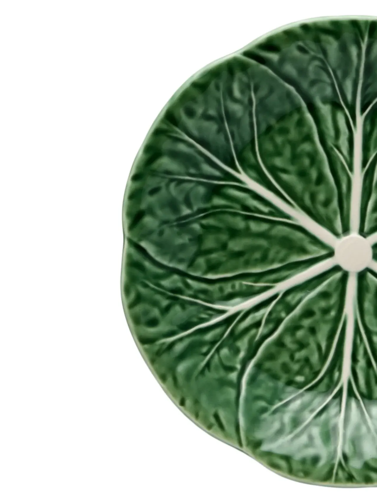 Cabbage bread plate (19 cm), green