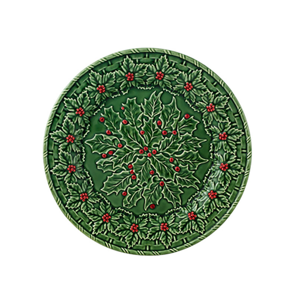 Holly plate, large (34cm)
