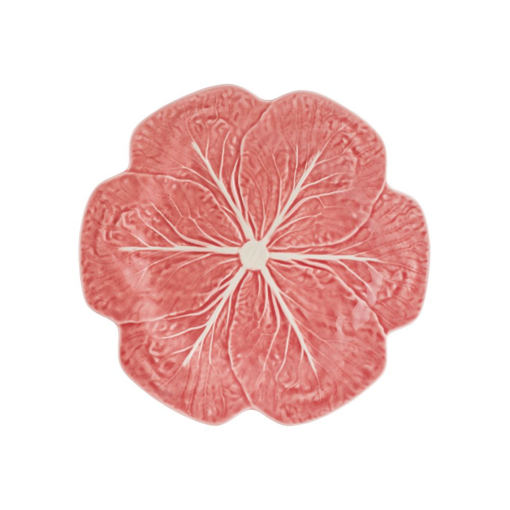 Cabbage dinner plate, pink