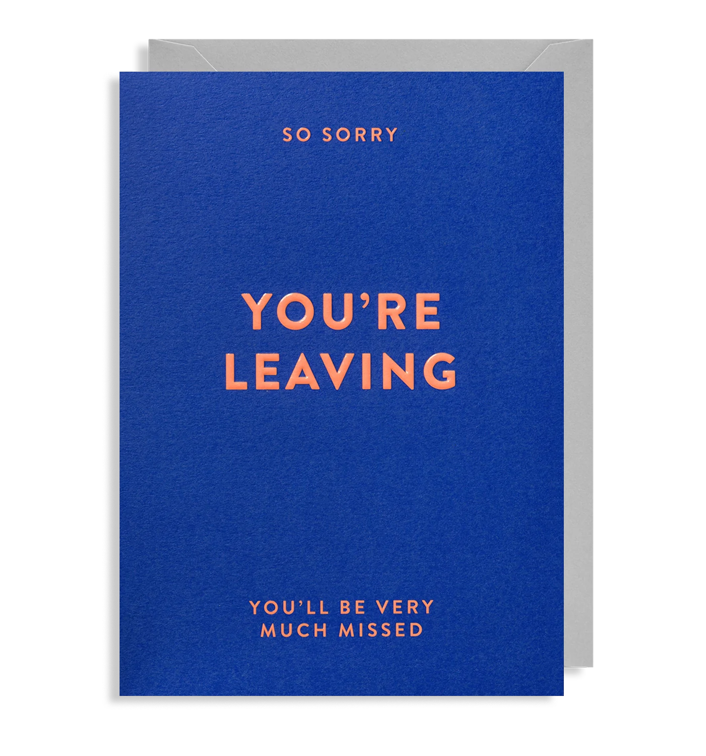 You're Leaving, You'll Be Missed Farewell Card