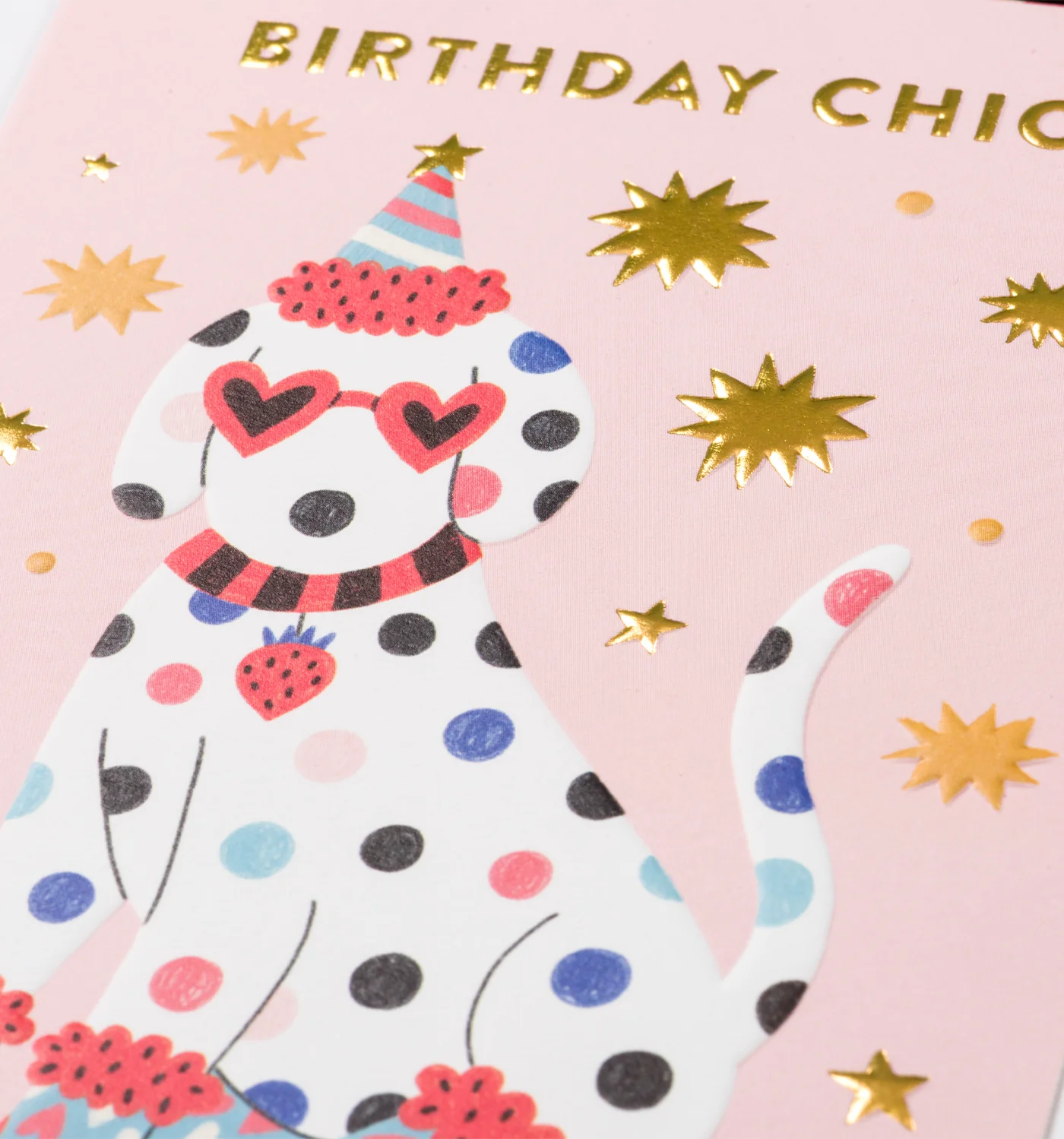 Pattern Party Pup in Birthday Chic Birthday Card