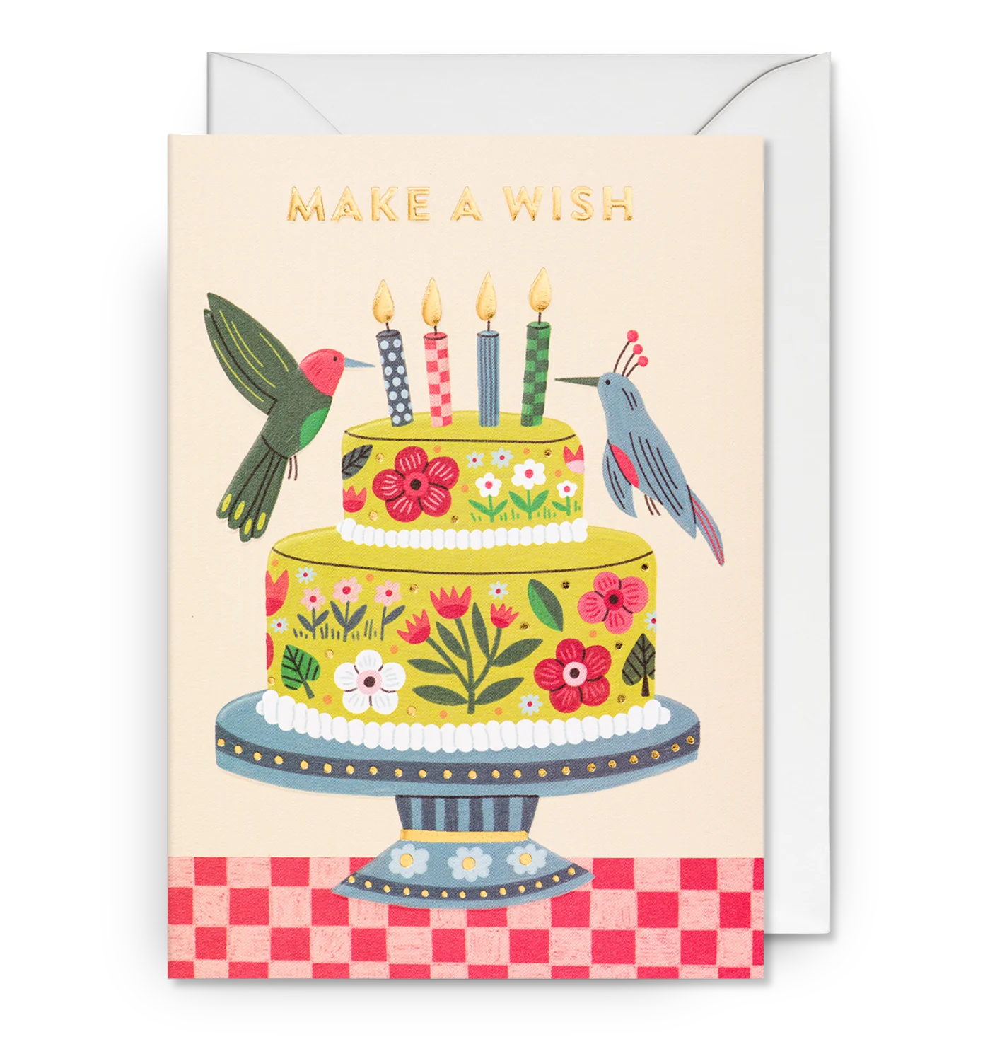 Make a Wish Birthday Cake Card