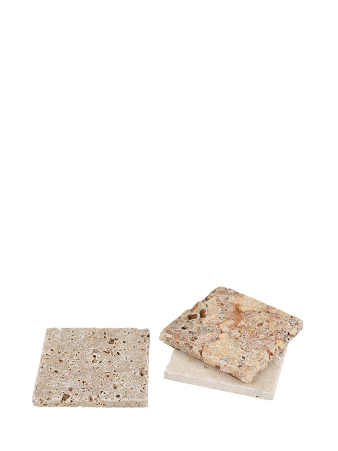 Travertine soap dish