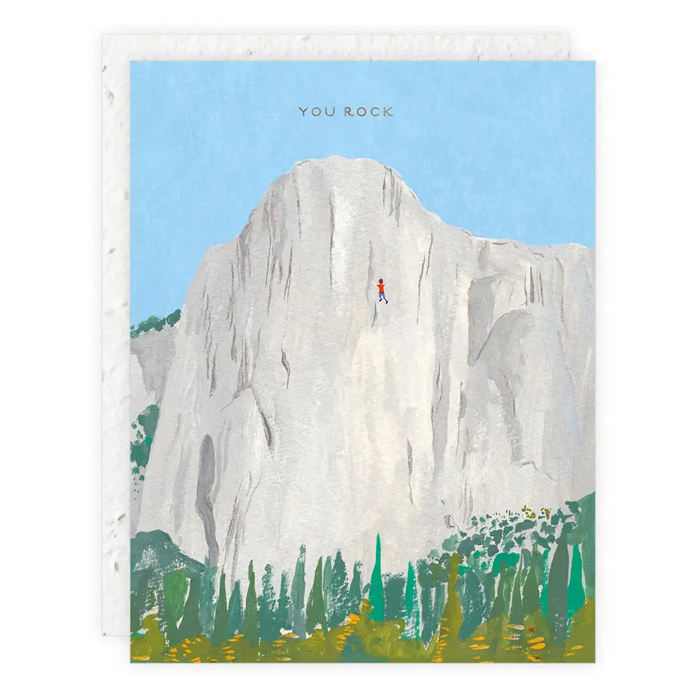 You Rock Birthday Card (plantable envelope)