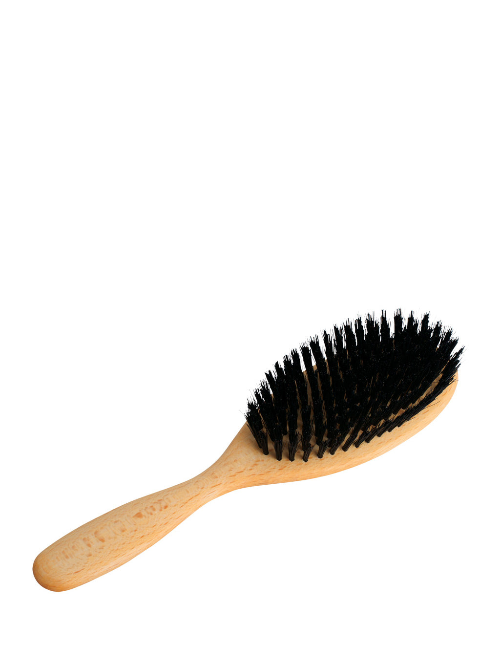 Wooden hairbrush for long & fine hair, boar bristle