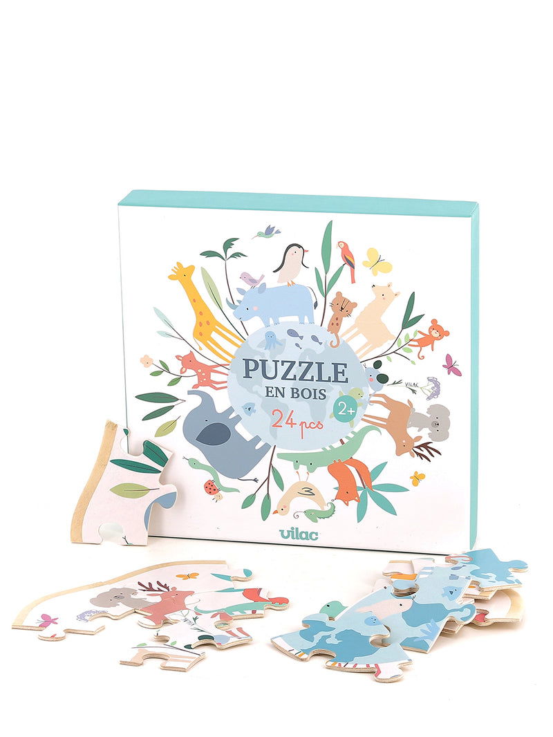 The world puzzle by Sarah Betz, 24 pieces