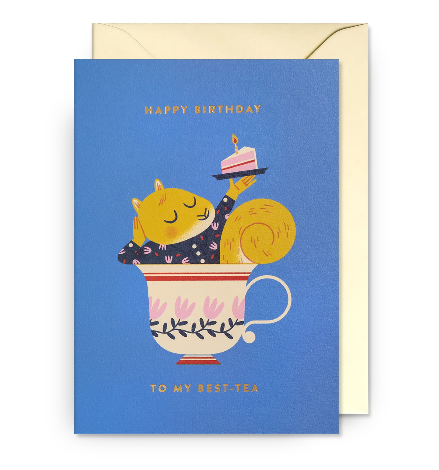 Happy Birthday to my Best-Tea Birthday Card by Lydia Nichols