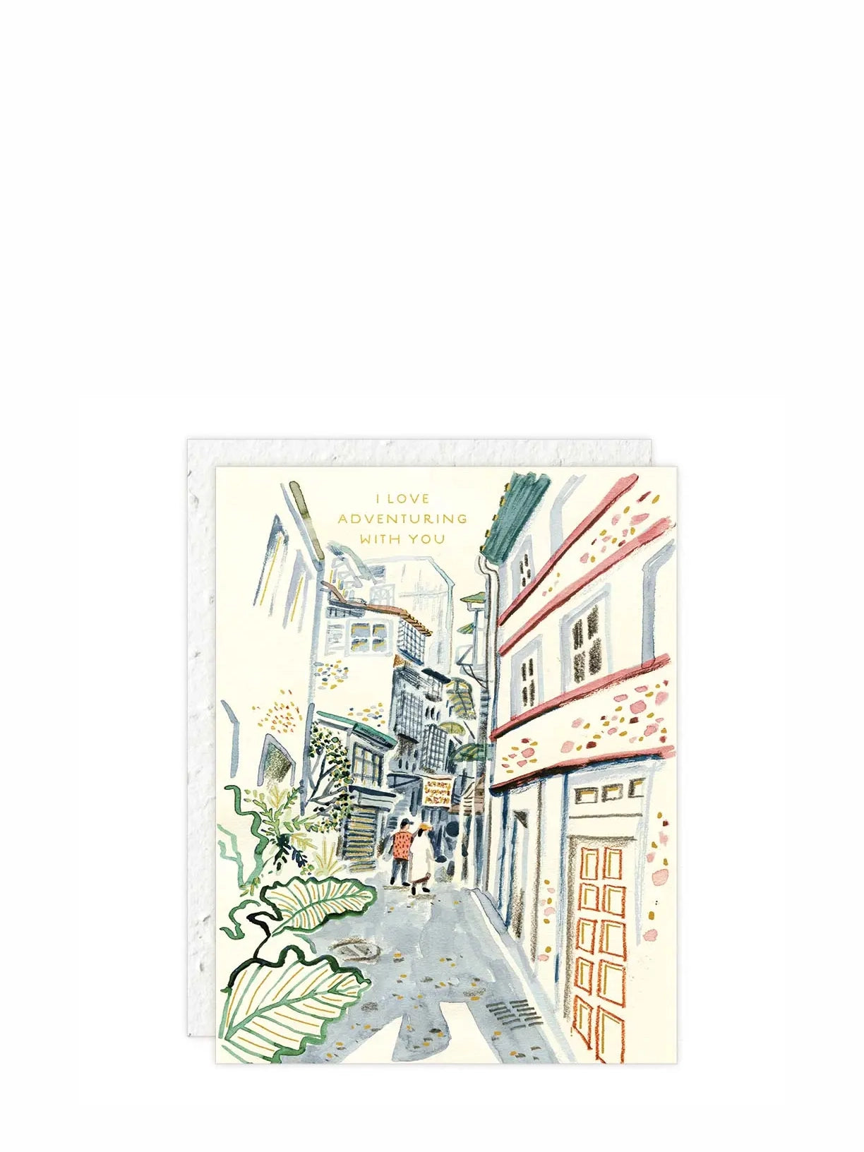 Adventuring With You Love & friendship card (plantable envelope)
