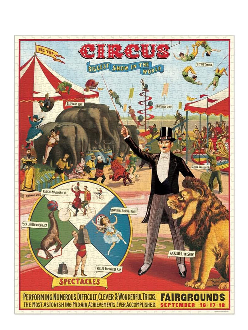 Circus vintage puzzle (1000 pieces)