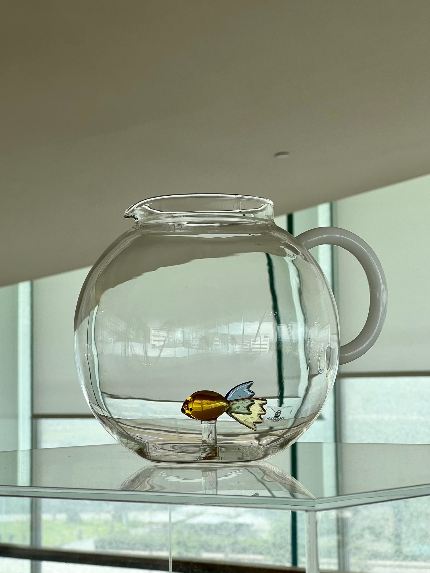 Coloured Fish Pitcher, Animal Farm Collection