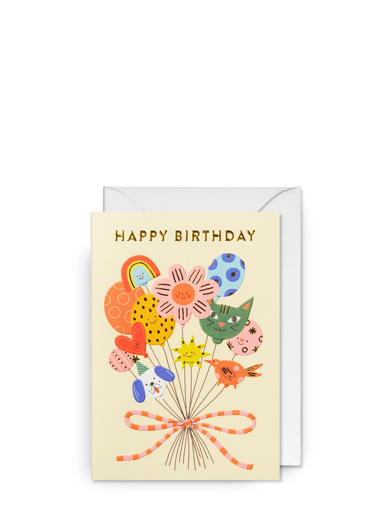Happy Birthday Balloons, birthday card