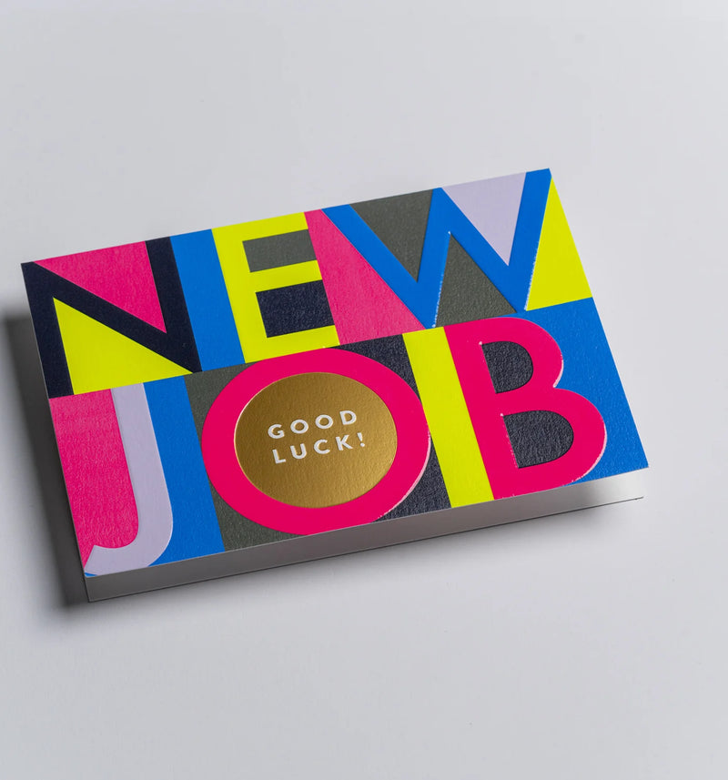 New job good luck card
