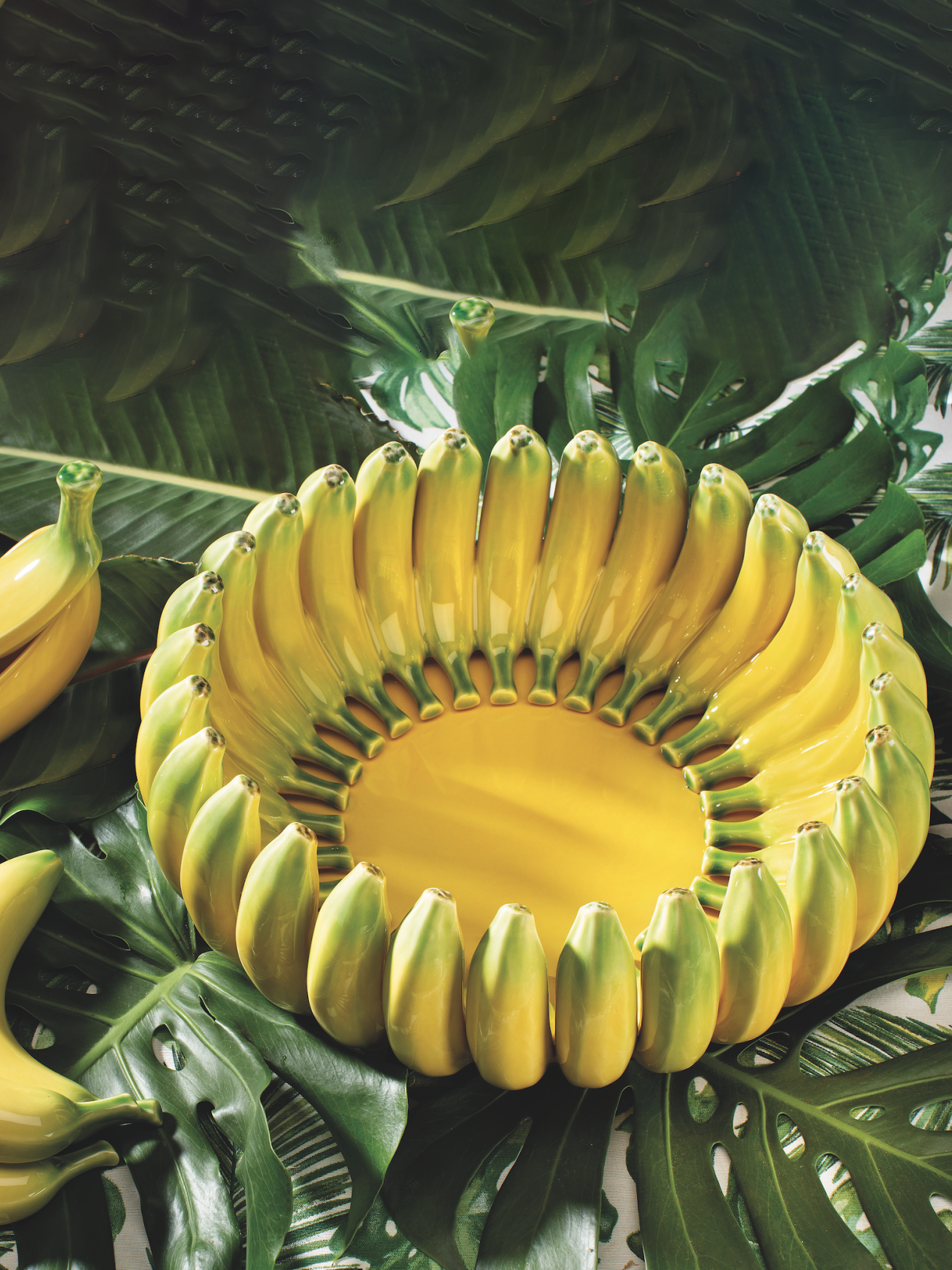 Centrepiece (38cm), yellow - Banana da Madeira