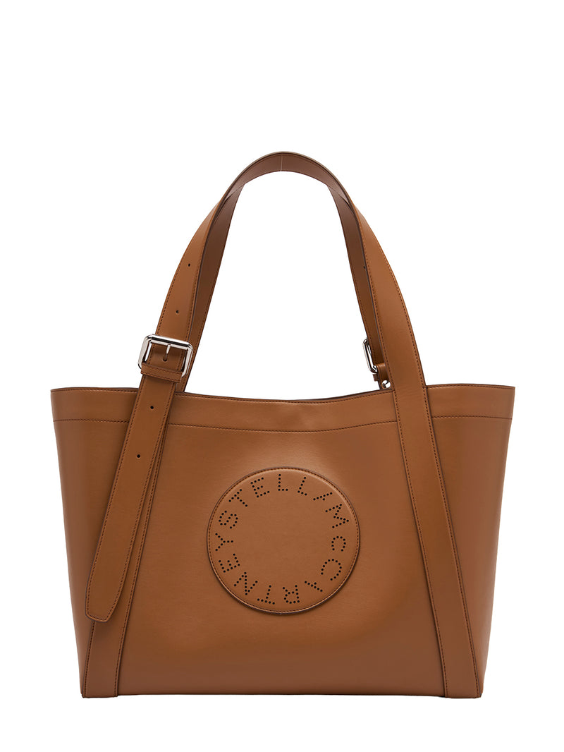 Logo Crossbody Tote Bag Biker Alter Mat, ginger