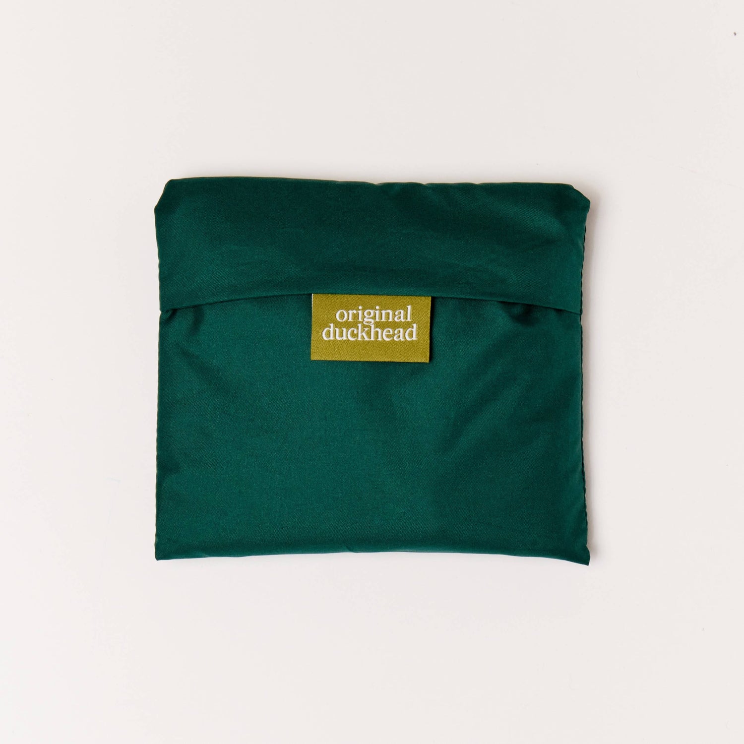 Forest green foldable light shopper, green