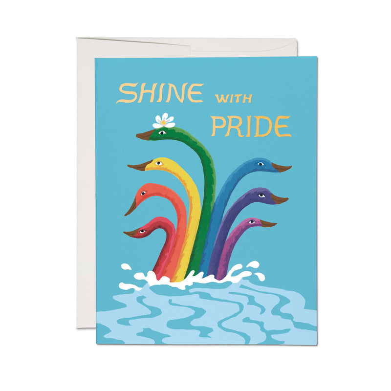 Shine with Pride love & friendship card