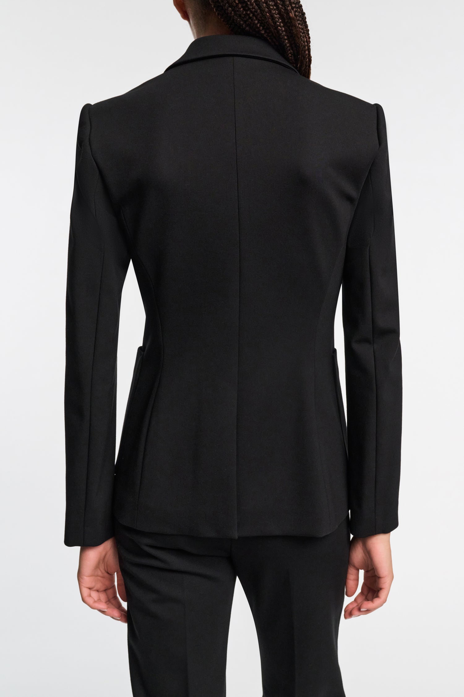 Emotional Essence blazer in Punto Milano jersey, black