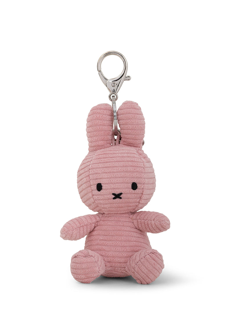 Miffy ECO corduroy keychain, pink (10 cm)