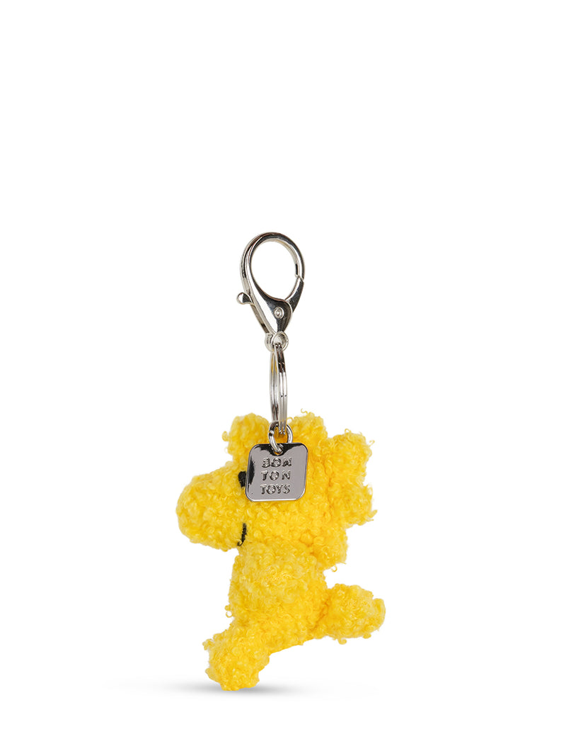 Woodstock ECO tiny teddy keychain, yellow (7 cm)