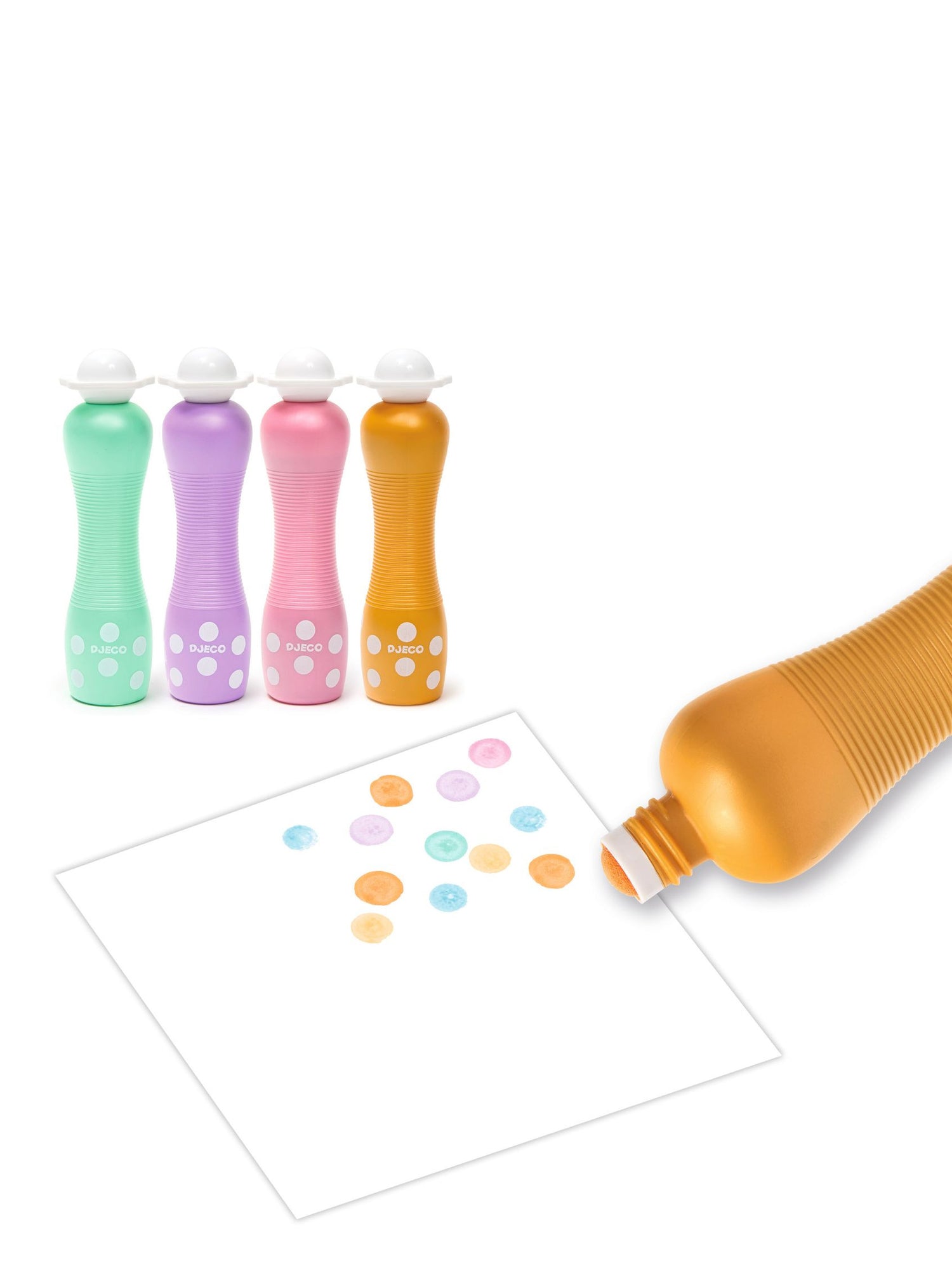 Large dot markers pearly