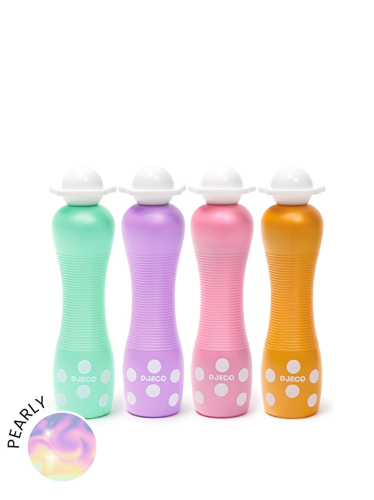 Large dot markers pearly