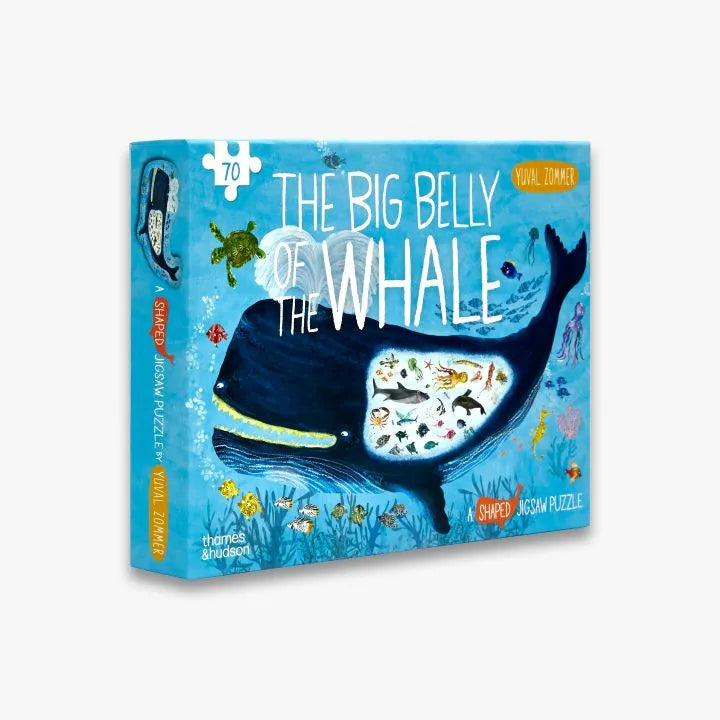 The Big Belly of the Whale shaped jigsaw puzzle (70 pieces)