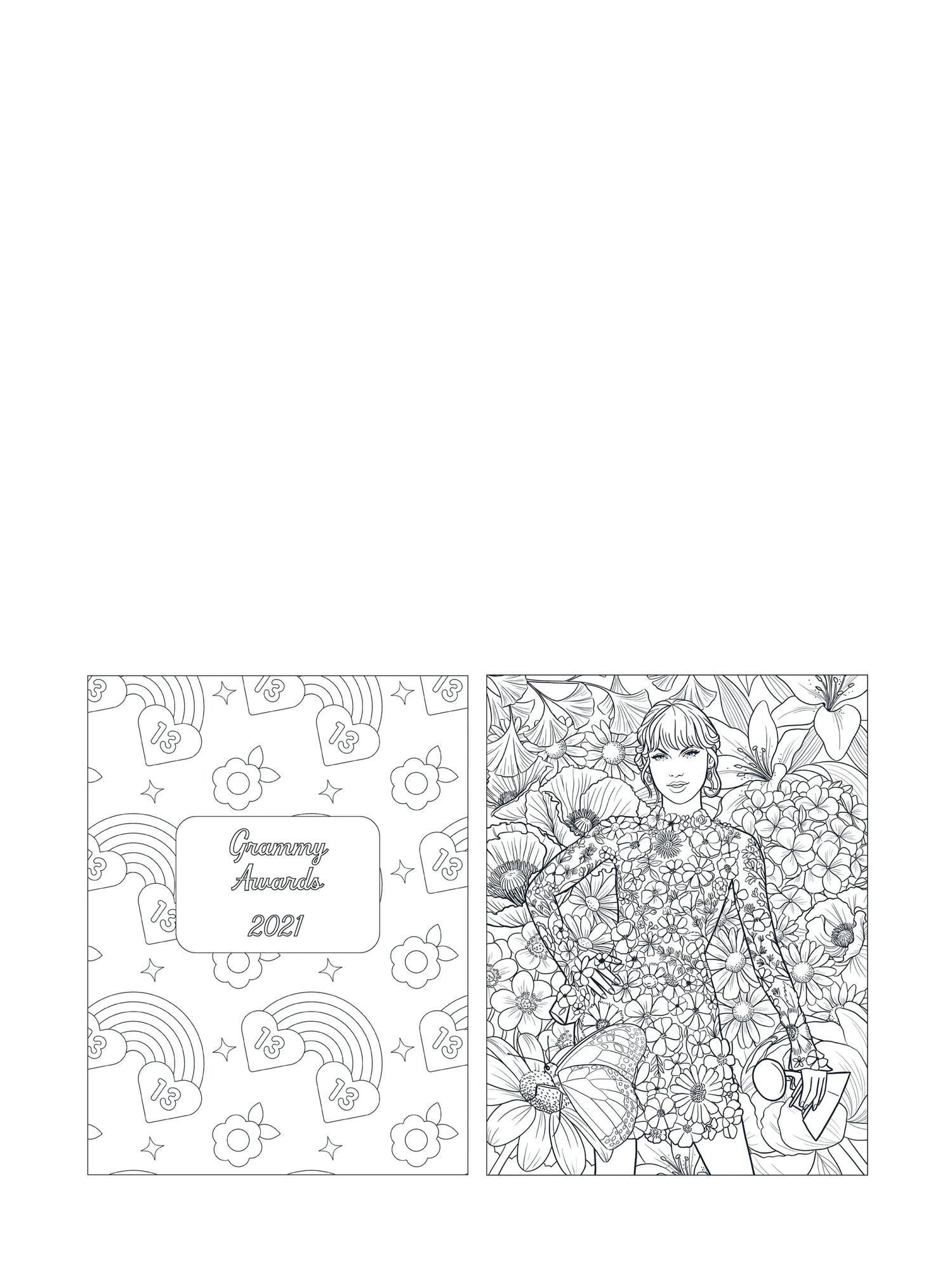 Colour In Taylor: An unofficial Taylor Swift colouring and sticker book
