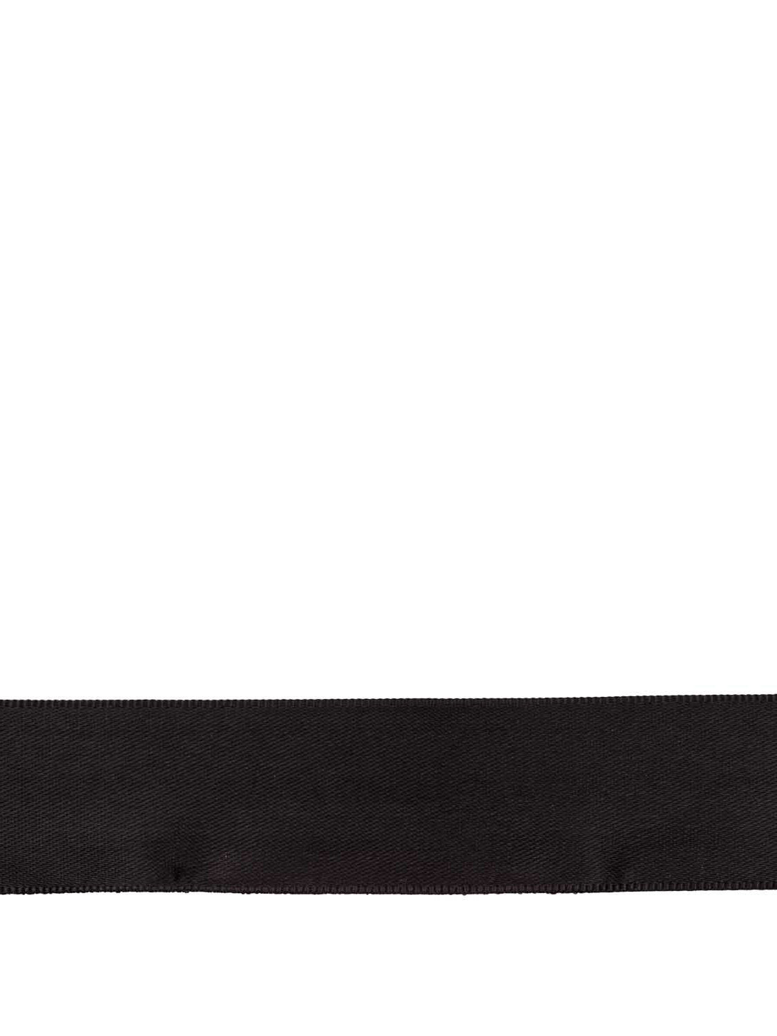 Polyester ribbon, black (25 mm / 3 m)