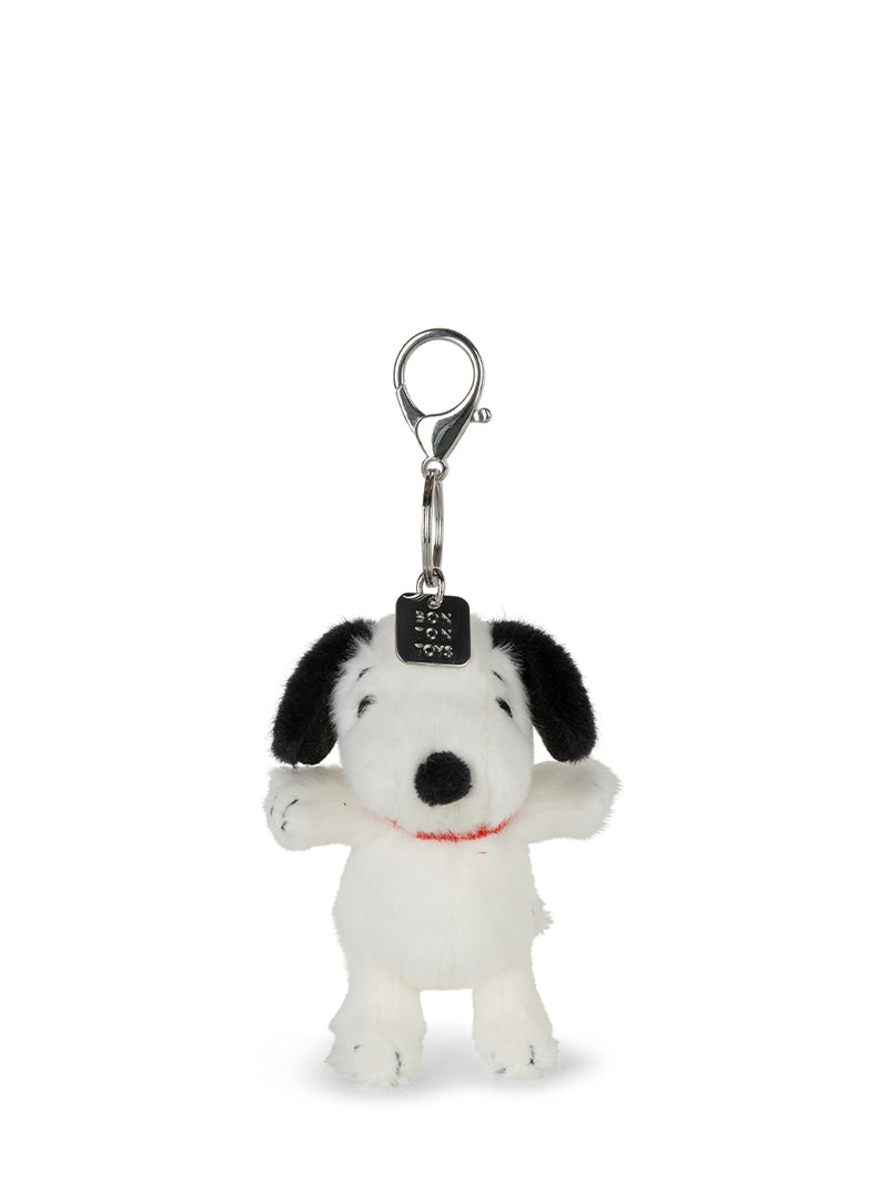 Snoopy Lucky fuzzy keychain, cream (10 cm)