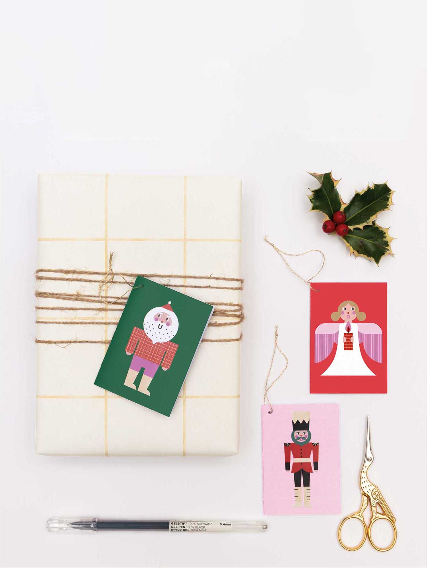 Gift tags Figures (6 pcs)