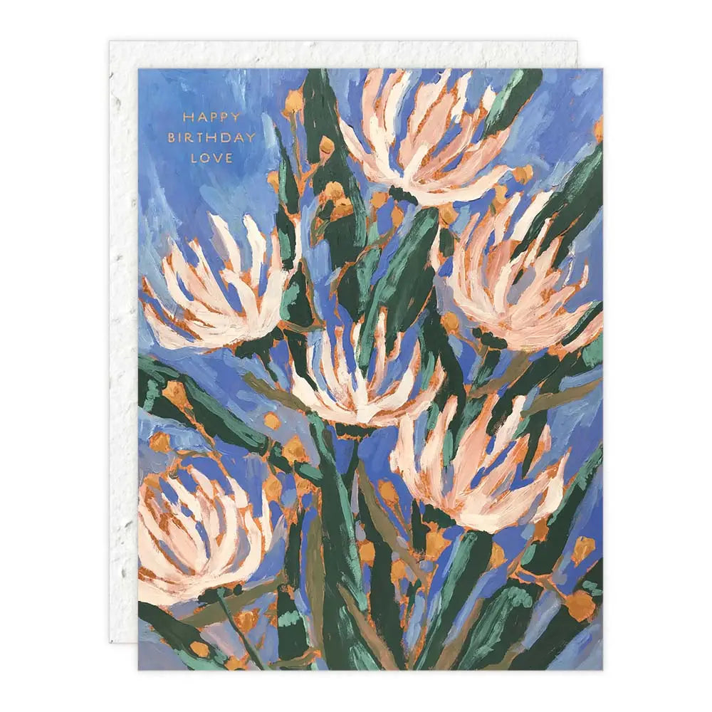 Pretty Petals - Birthday Card with plantable envelope