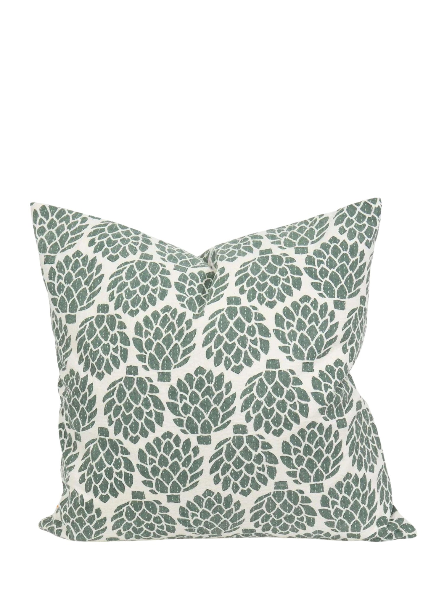 Artichoke Cushion cover Cover (50x50cm), green/grey