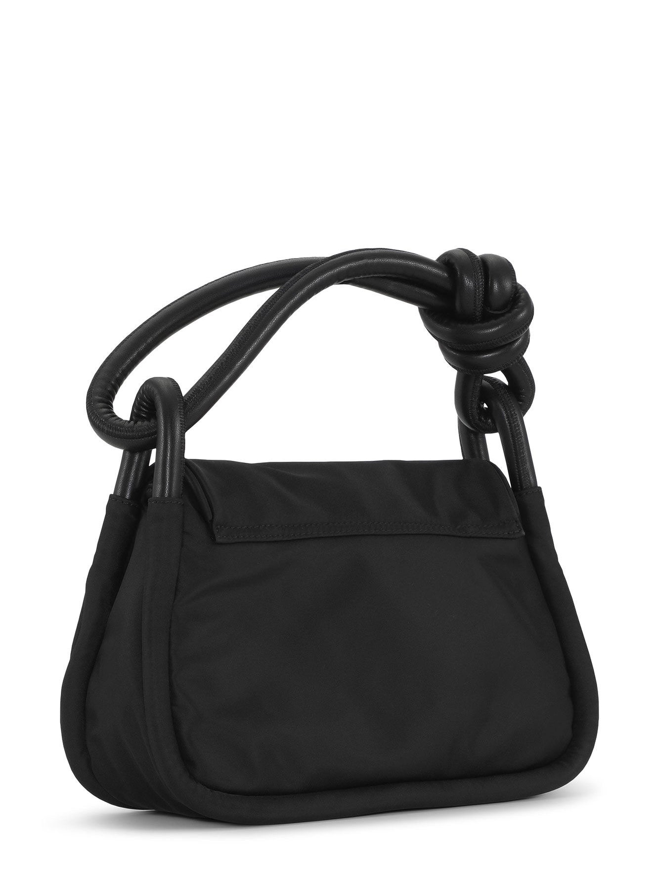 Knot Flap Over Bag, black