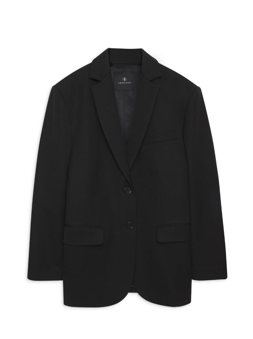 QUINN BLAZER, BLACK