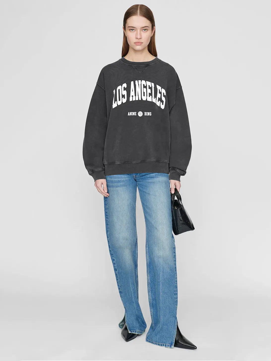 Ramona sweatshirt Los Angeles, washed black