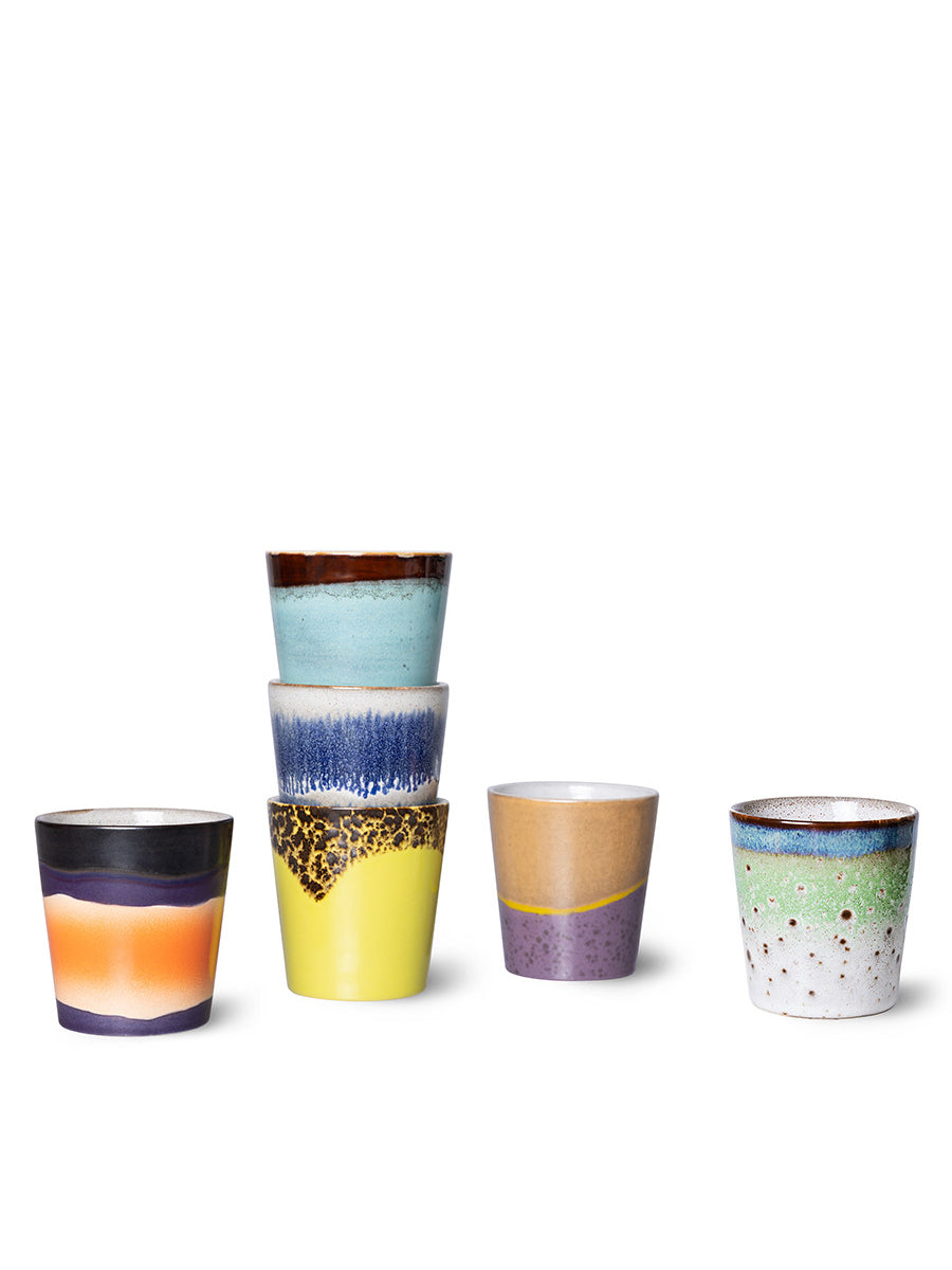 70's ceramics: coffee mug (180 ml), comet