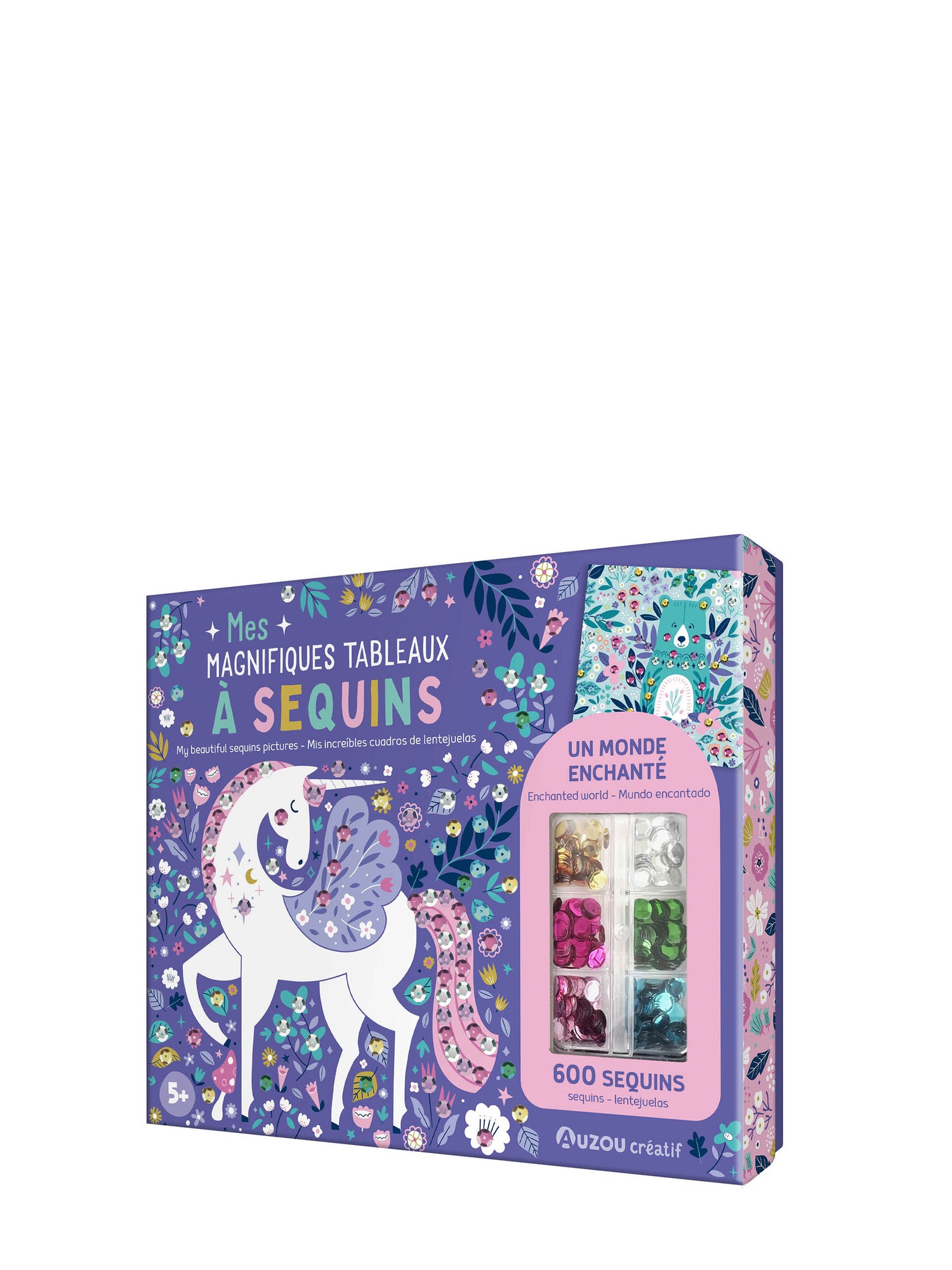 Craft Kit magical animals sequins art