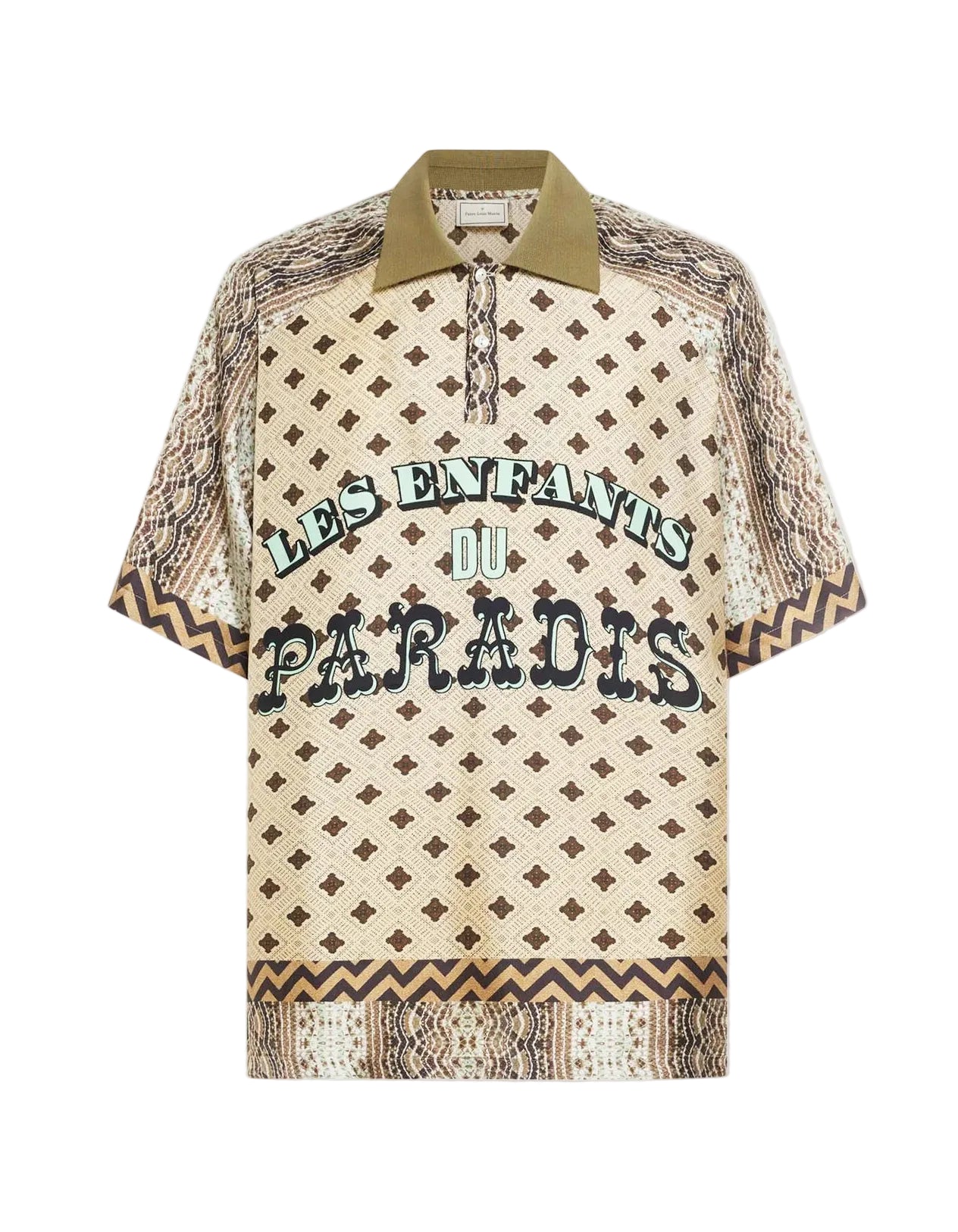 Aloe polo shirt silk