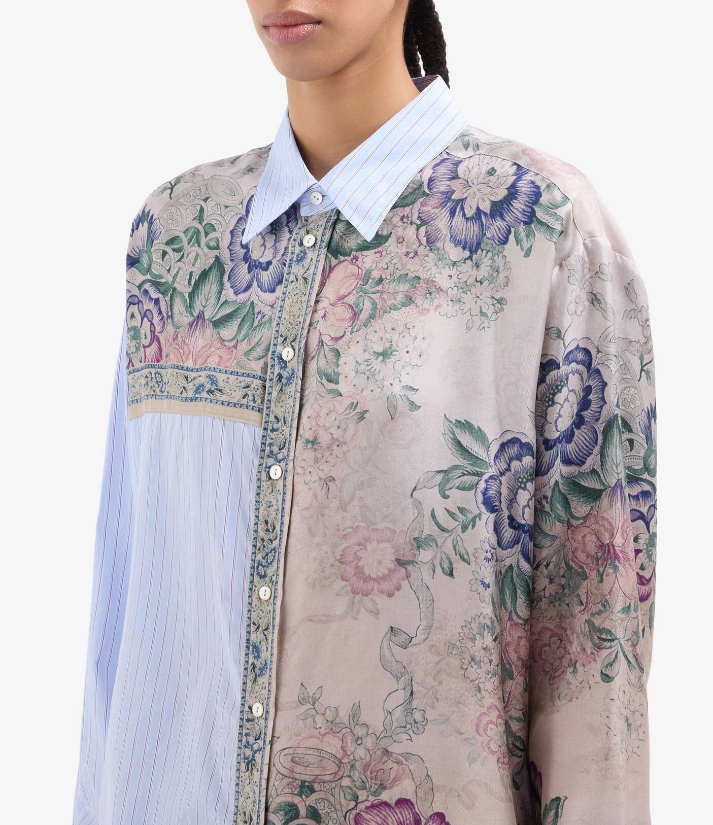 Alomhi Longsleeve Shirt Cotton Silk