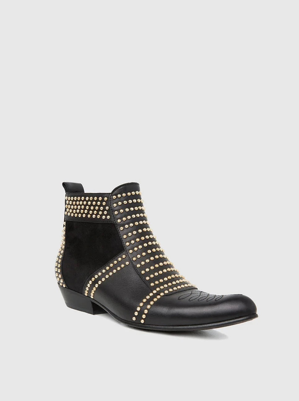 Charlie boots, gold studs