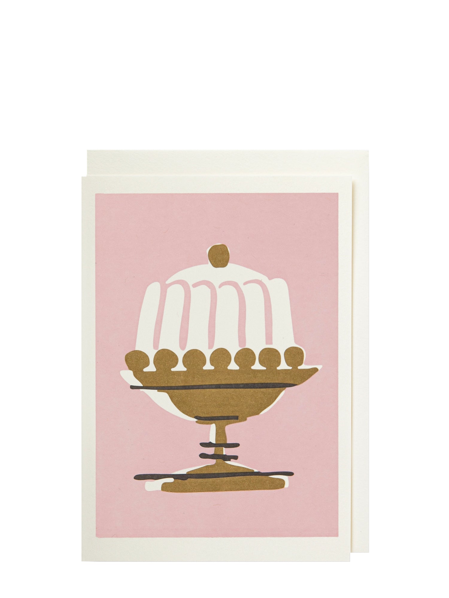 Jelly cake small birthday card